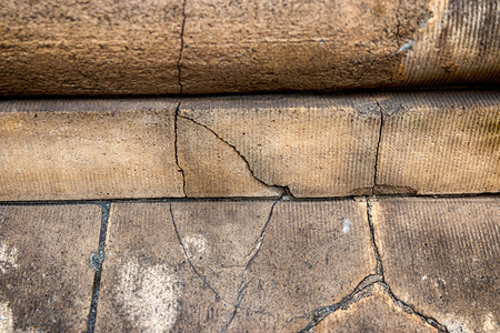 Stone rock brick block pattern texture in normal lightの写真素材