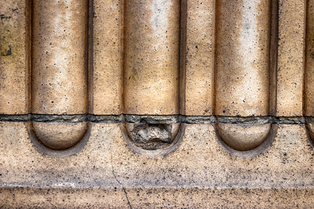 Stone rock brick block pattern texture in normal lightの写真素材