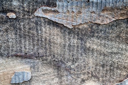 Stone rock brick block pattern texture in normal lightの写真素材