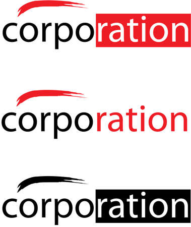 Corporation Logoのイラスト素材