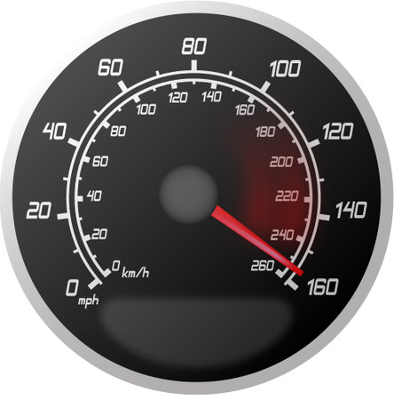 Speeding to the Limit of the car vehicleのイラスト素材