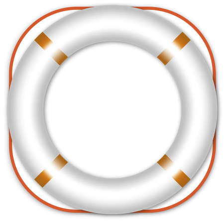 Life ring buoy のイラスト素材