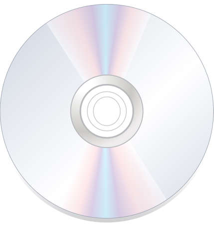 disk dvd cd rom isolated on whiteのイラスト素材