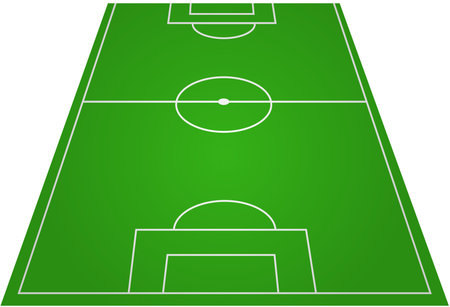 Football soccer field pitch: Royalty-free vector graphics