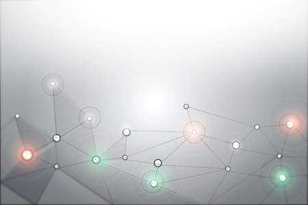 Abstract network connection background. Digital illustrationの写真素材
