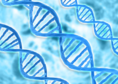DNA structure isolated background. 3d illustrationの写真素材
