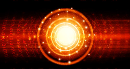 Abstract hi tech digital technology background. Digital backgroundの写真素材