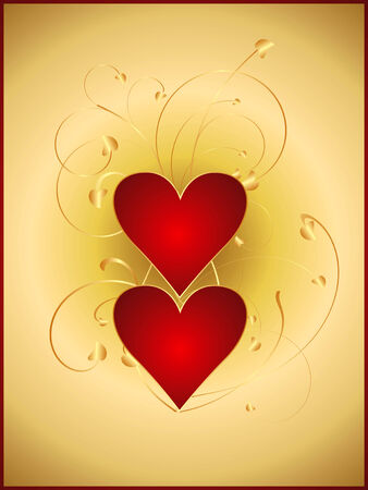 Valentine postcard 5のイラスト素材