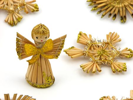 Small Angel with starsの写真素材