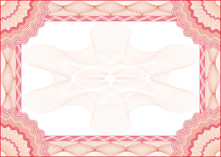 frame and a rosette forming document to certificate or diplomaのイラスト素材