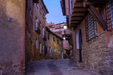 Albarracin, Teruel. Walled medieval cityの写真素材