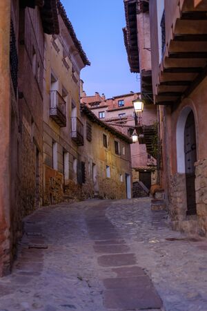 Albarracin, Teruel. Walled medieval cityの写真素材