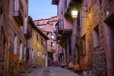 Albarracin, Teruel. Walled medieval cityの写真素材