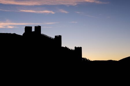 Albarracin, Teruel. Walled medieval cityの写真素材