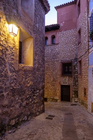 Albarracin, Teruel. Walled medieval cityの写真素材