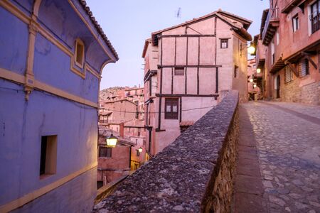 Albarracin, Teruel. Walled medieval cityの写真素材