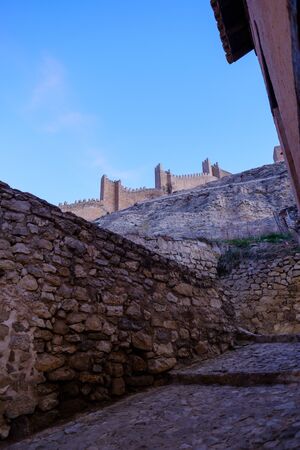 Albarracin, Teruel. Walled medieval cityの写真素材