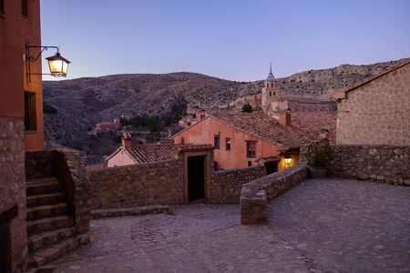 Albarracin, Teruel. Walled medieval cityの写真素材