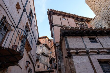 Albarracin, Teruel. Walled medieval cityの写真素材