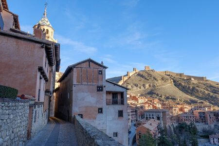Albarracin, Teruel. Walled medieval cityの写真素材