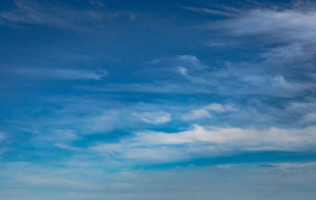 blue sky bright with cloud patch amazing nature artの写真素材