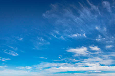 blue sky bright with cloud patch amazing nature artの写真素材