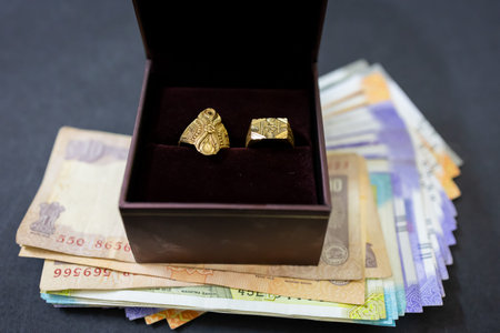 Traditional Indian Jewelry And Money For Gifting