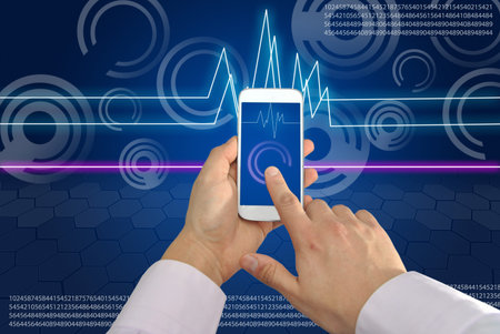 generation mobile business figures and technology and globalization