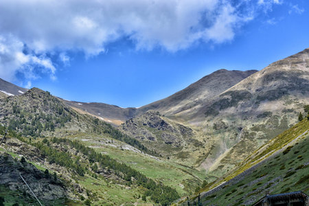 LAKE DEL VALLEY OF NURIA IN THE PYRENEE (CATALUNYA)