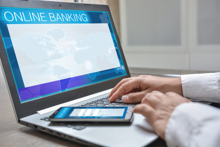 Application of smart phone for internet banking in a secure way.