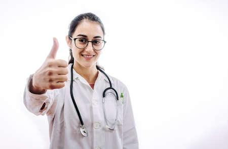 Scientist showing his laboratory instruments with which he performs experimentsの写真素材