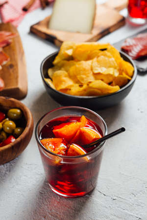 Pictures of typical Spanish food snacksの写真素材