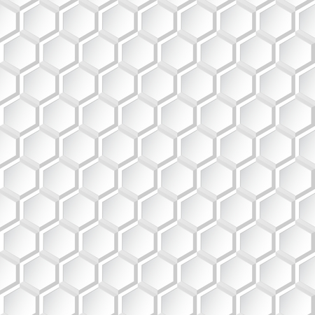 White geometric texture - seamless. Ceramic decorative pattern.のイラスト素材