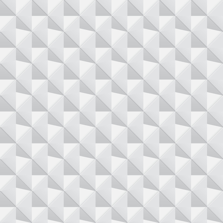 White decorative geometric texture - seamless vector background.のイラスト素材