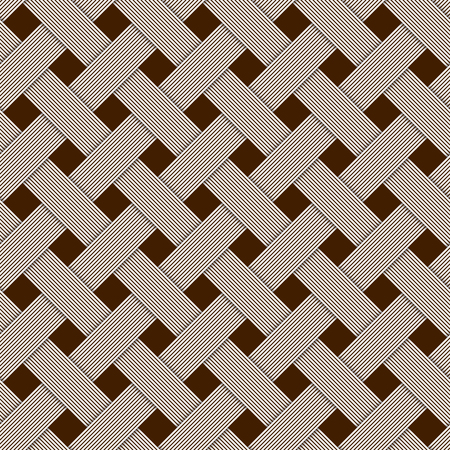 Geometric woven texture - a seamelss vector background.のイラスト素材