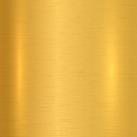 Gold metallic background. Polished texture. Vector illustrationのイラスト素材