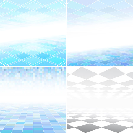 Collection of abstract copyspaces.のイラスト素材