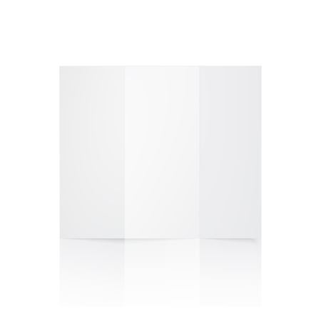 White blank paper brochure.のイラスト素材