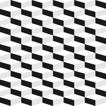 Geometric cubes 3d pattern.のイラスト素材