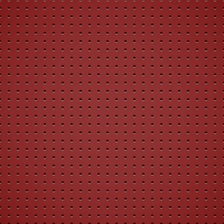 Red vector metallic background with holesのイラスト素材