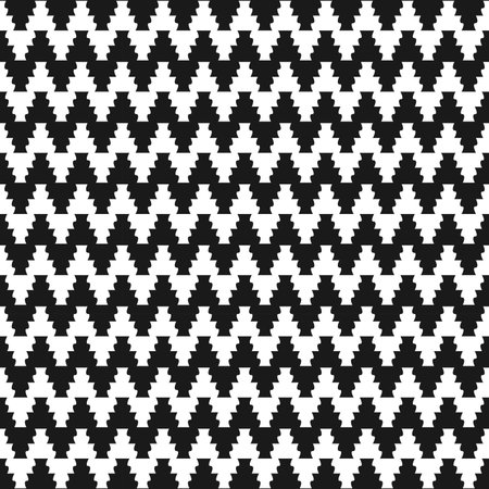 Zigzag cloth pattern - a seamless vector background.