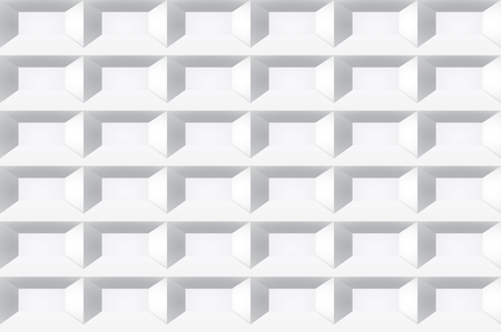 White tile texture - a seamless geometric background.の写真素材