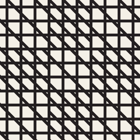 Zigzag lines geometric seamless pattern.