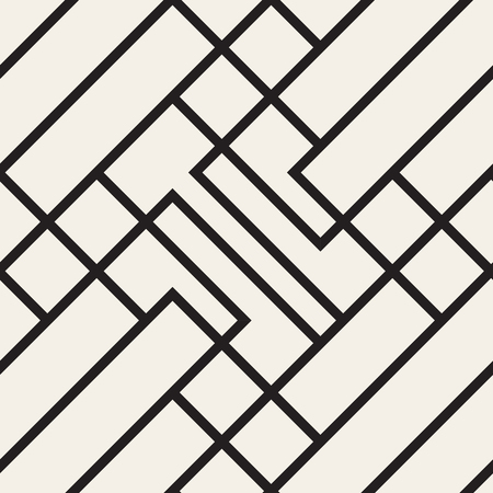 Zigzag lines geometric seamless pattern.のイラスト素材