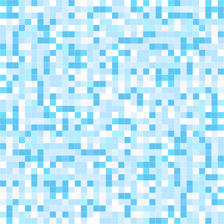 Blue mosaic backgrund - seamless.のイラスト素材
