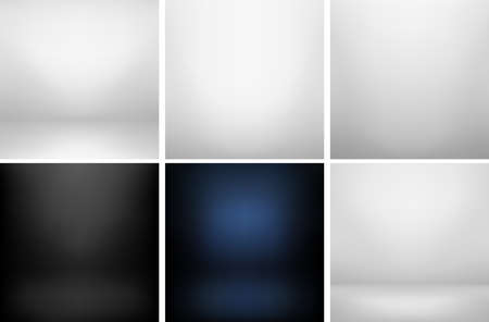 Collection of studio backgrounds.のイラスト素材