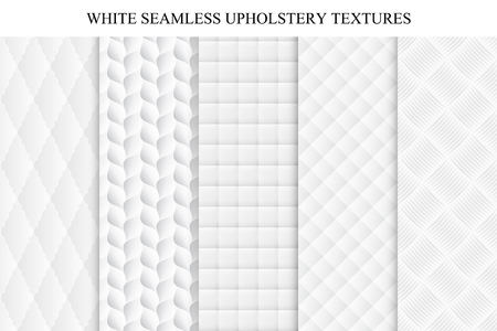 Seamless white decorative soft textures.のイラスト素材