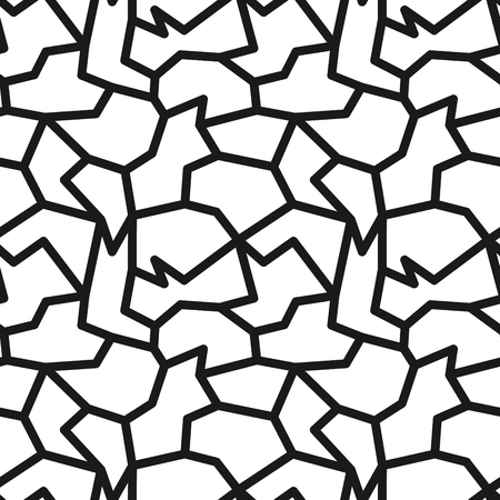 Retro memphis pattern - seamless background.のイラスト素材