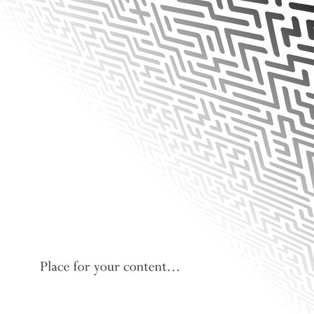 Abstract geometric background with perspective  tech design.のイラスト素材