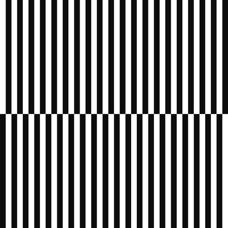 Vector striped background - black and white seamless patternのイラスト素材